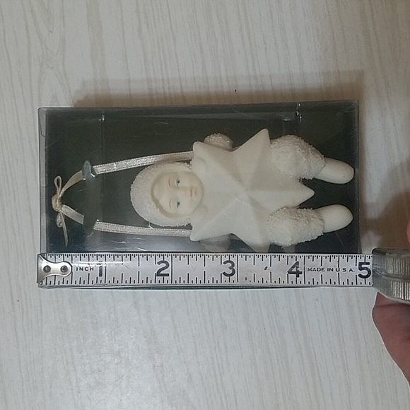 Vintage Snowbabies "Swinging On A Star" Ornament - Picture 6 of 6